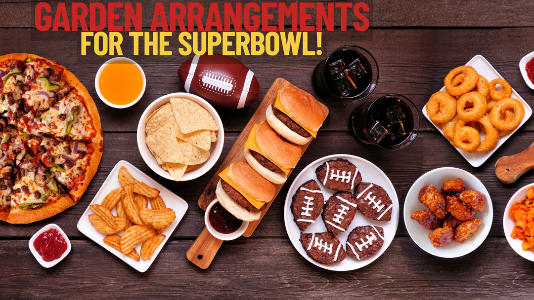 Garden Arrangements For The Superbowl